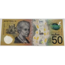 AUSTRALIA 2020 . FIFTY 50 DOLLARS BANKNOTE . LOWE/GAETJENS . FIRST PREFIX AA